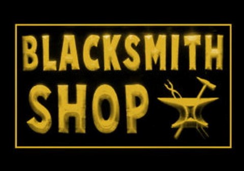 Blacksmith Shop LED Neon Sign